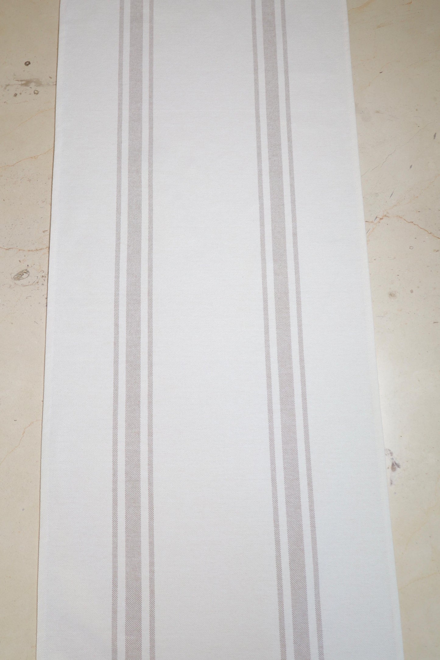 camino de mesa rayas beige